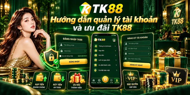 Hướng Dẫn Quản Lý Tài Khoản Và Ưu Đãi TK88