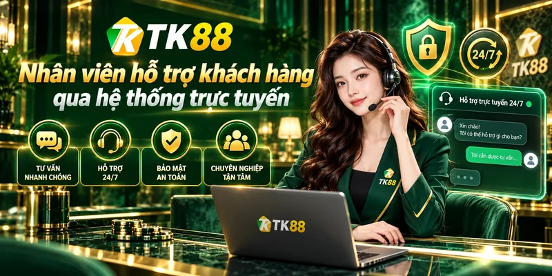 Nhân Viên Hỗ Trợ Khách Hàng Qua Hệ Thống Trực Tuyến